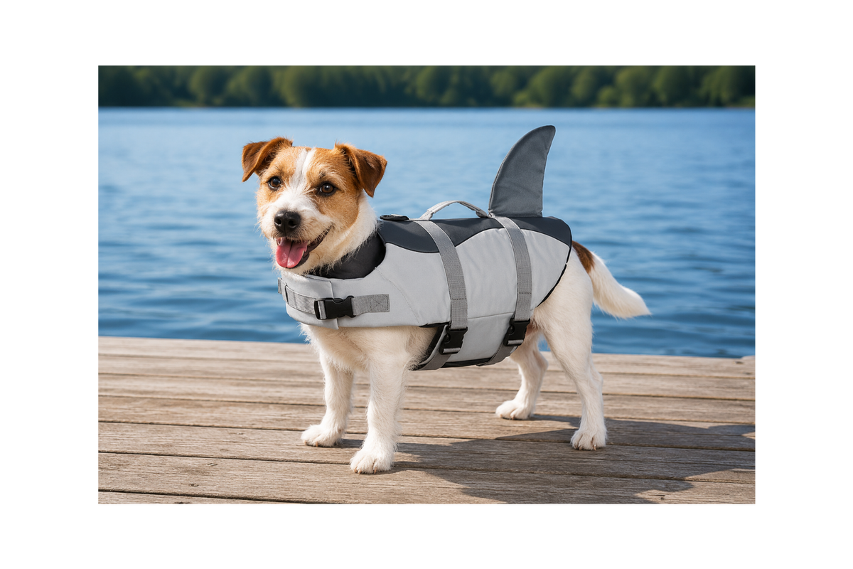 Shark Dog Life Jacket- Small dog
